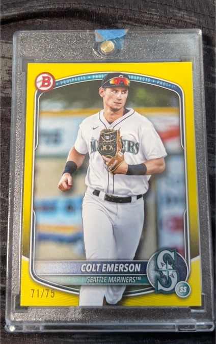 2025 Bowman Prospects #BP-17 Colt Emerson — front