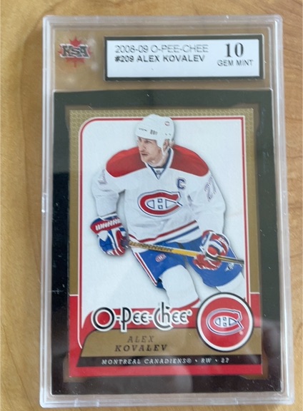 2008-09 O-Pee-Chee #209 Alex Kovalev — front