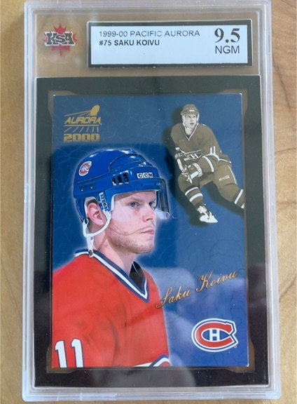 1999-00 Pacific Aurora #75 Saku Koivu — front