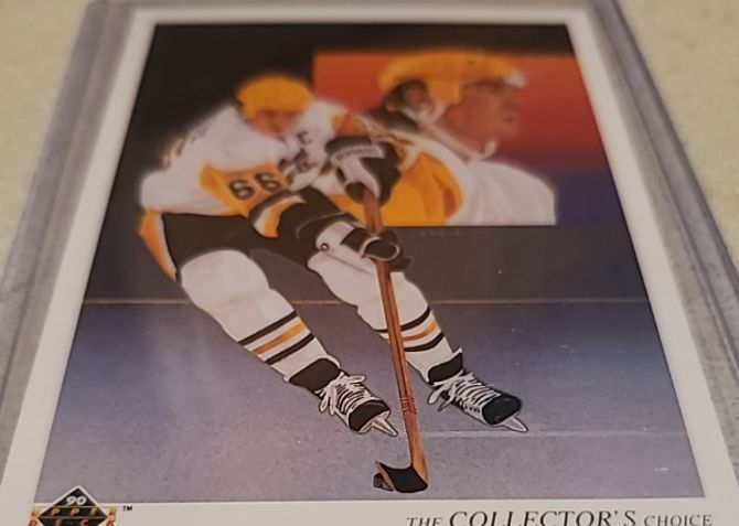 1990-91 Upper Deck The Collector's Choice #305 Mario Lemieux — front