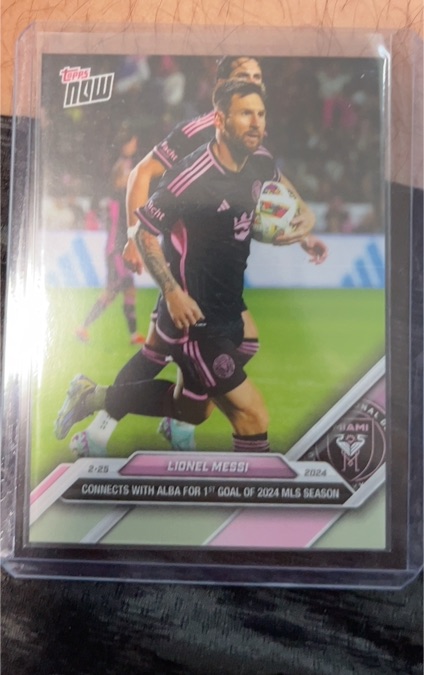 2024 Topps Now #9 Lionel Messi — front