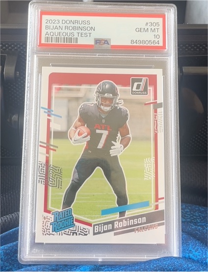 2023 Panini Donruss #305 Bijan Robinson — front