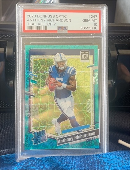 2023 Donruss Optic #247 Anthony Richardson — front