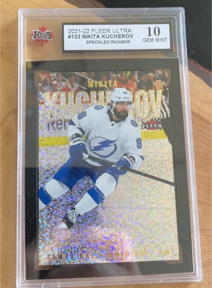 2021-22 Fleer Ultra #153 Nikita Kucherov — front