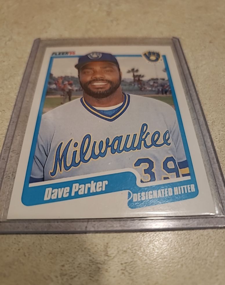 1990 Fleer Update #U-106 Dave Parker — front