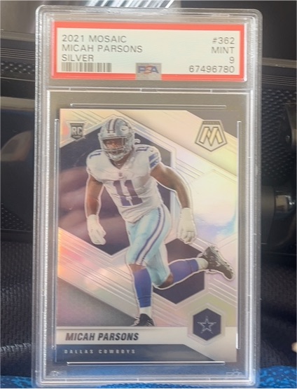 2021 Panini Mosaic #362 Micah Parsons — front