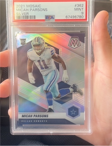 2021 Panini Mosaic #362 Micah Parsons — front