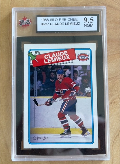 1988-89 O-Pee-Chee #227 Claude Lemieux — front