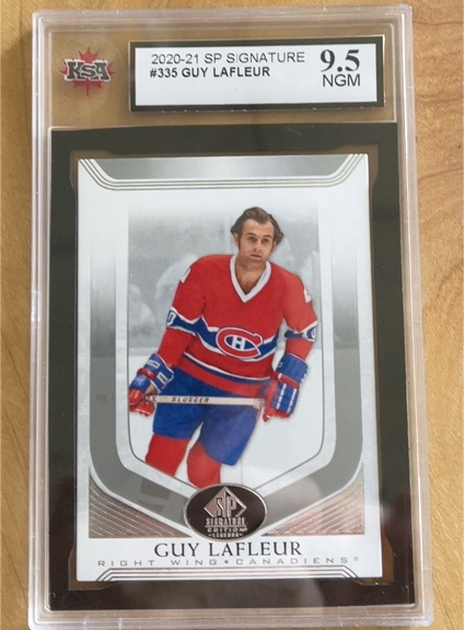 2020-21 Upper Deck SP Signature #335 Guy Lafleur — front