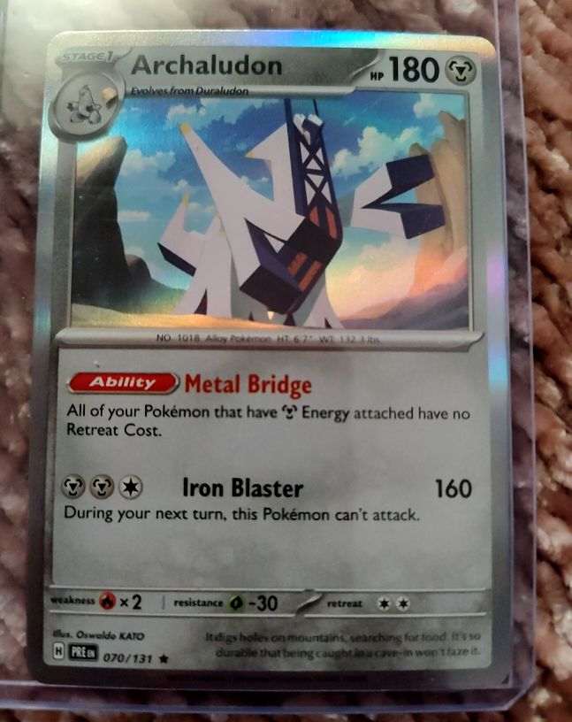 2025 Pokémon SV: Prismatic Evolutions #070 Archaludon — front