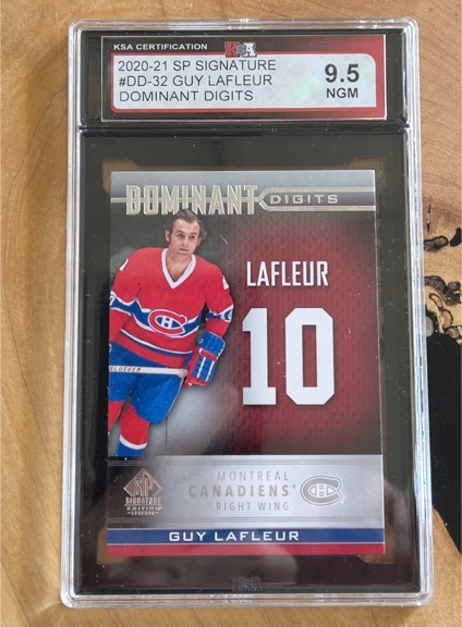 2020-21 Upper Deck SP Signature Edition #DD-32 Guy Lafleur Dominant Digits — front