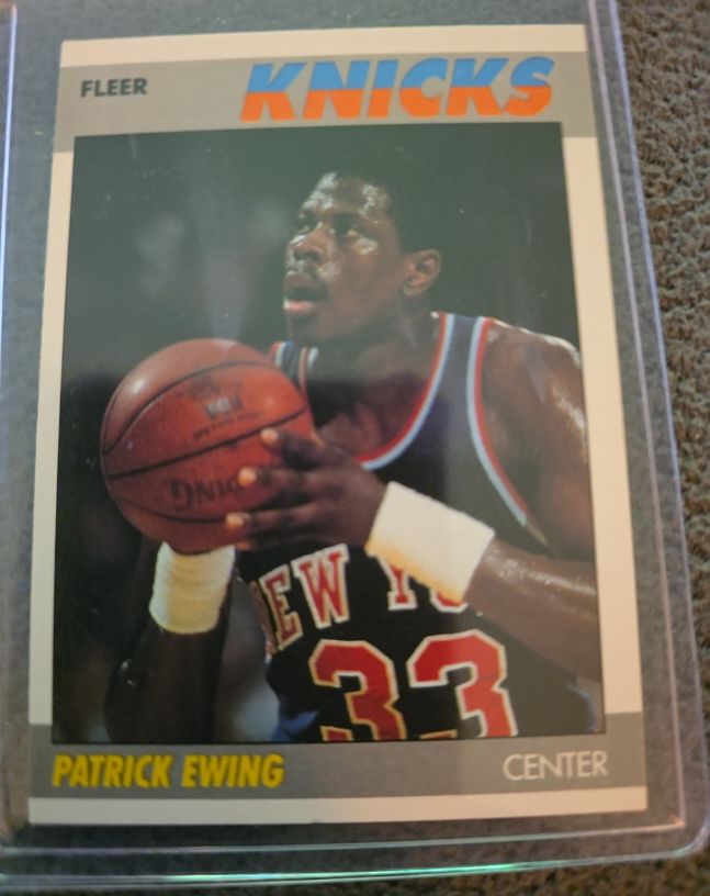 1987-88 Fleer #37 Patrick Ewing — front