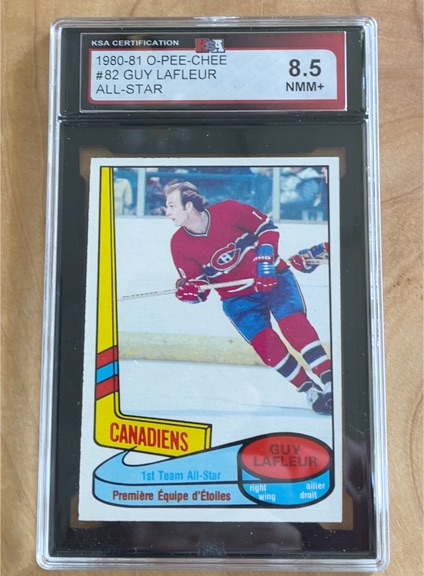 1980-81 O-Pee-Chee #82 Guy Lafleur All-Star — front