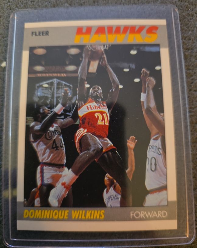 1987-88 Fleer #118 Dominique Wilkins — front