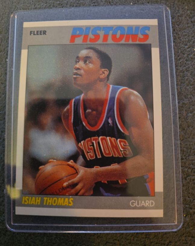 1987-88 Fleer #106 Isiah Thomas — front
