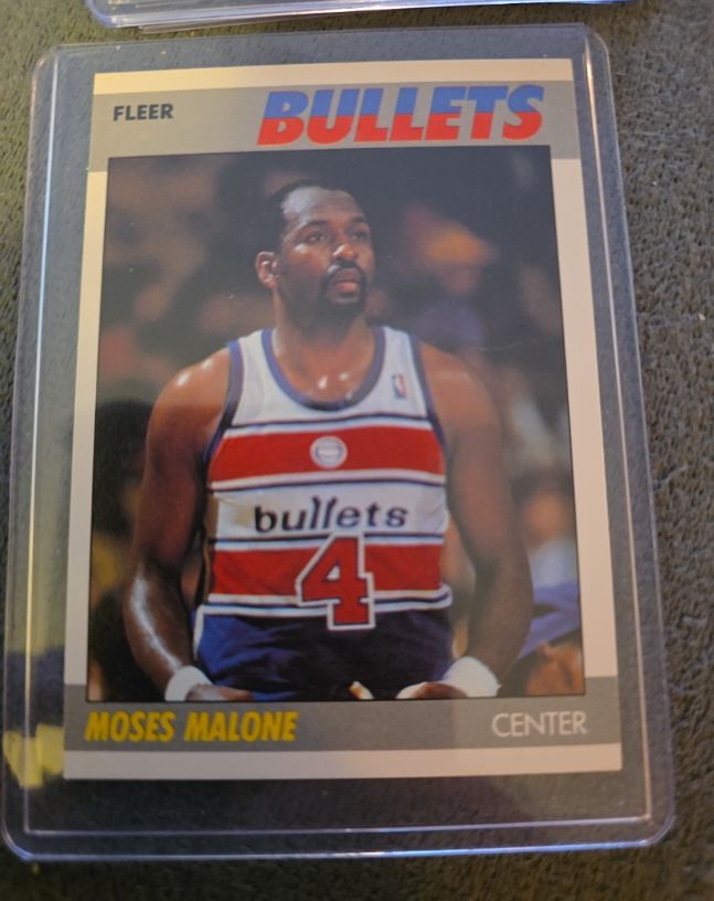 1987-88 Fleer #69 Moses Malone — front