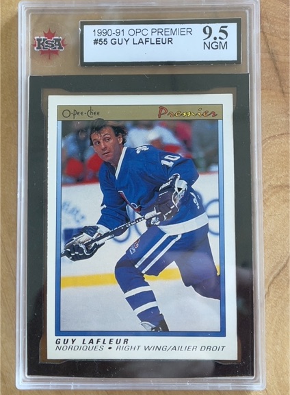 1990-91 O-Pee-Chee Premier #55 Guy Lafleur — front