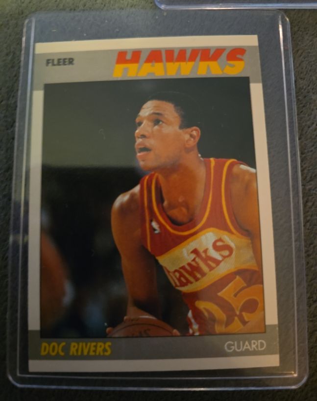 1987 Fleer #92 Doc Rivers — front