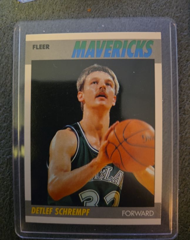 1987 Fleer #97 Detlef Schrempf — front