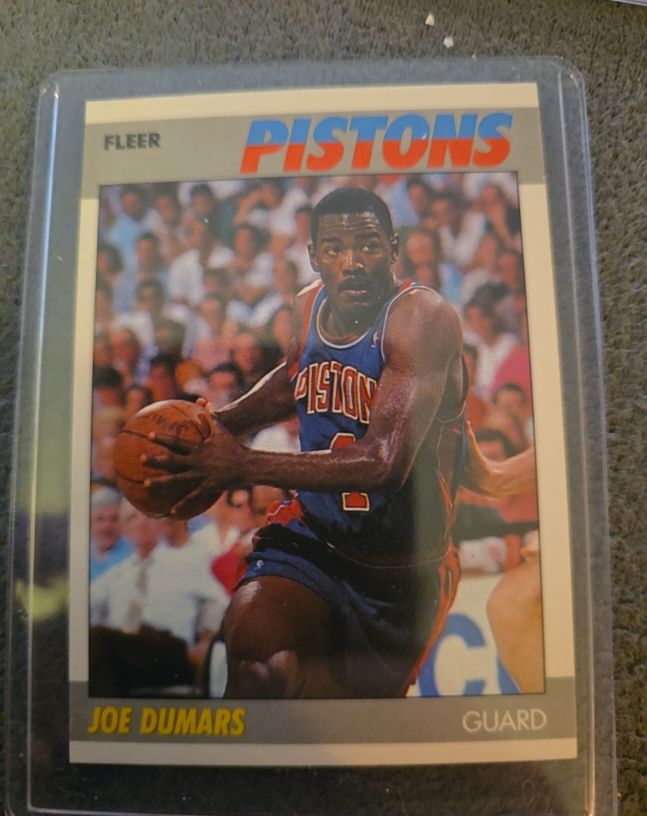 1987-88 Fleer #31 Joe Dumars — front