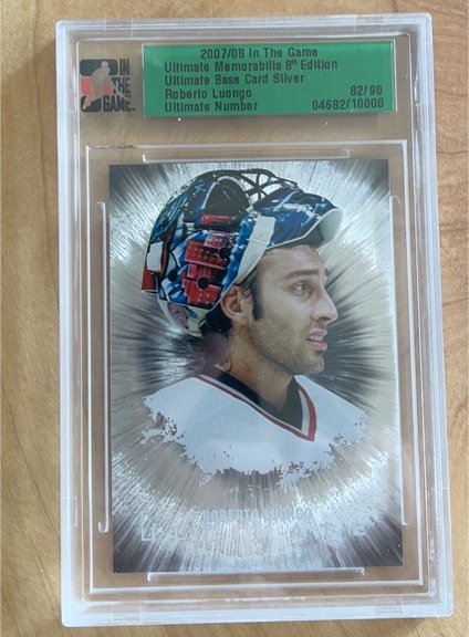2007-08 In The Game Ultimate Memorabilia 8th Edition #82 Roberto Luongo — front