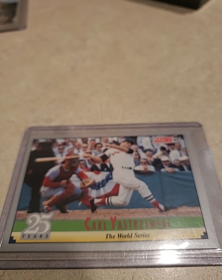1988 Score #25 Carl Yastrzemski The World Series — front