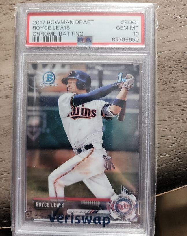 2017 Bowman Draft Chrome #BDC1 Royce Lewis — front