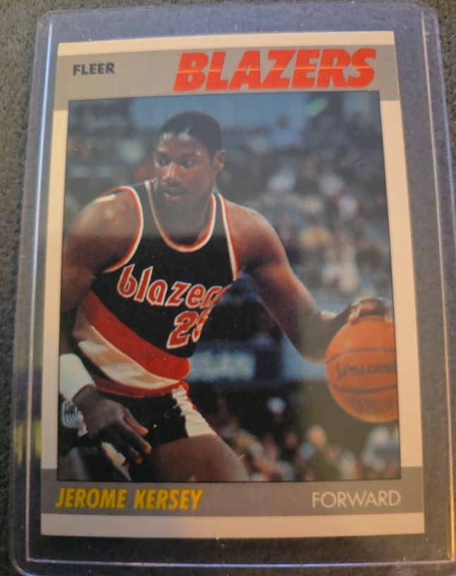 1987-88 Fleer #60 Jerome Kersey — front