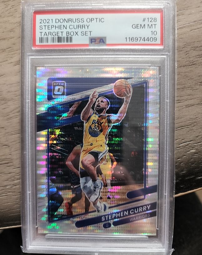 2021 Donruss Optic #128 Stephen Curry — front