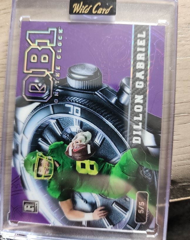 2024 Wild Card QB1 On The Clock #5/5 Dillon Gabriel — front