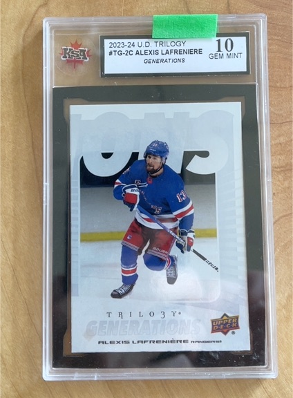 2023-24 Upper Deck Trilogy Generations #TG-2C Alexis Lafreniere — front