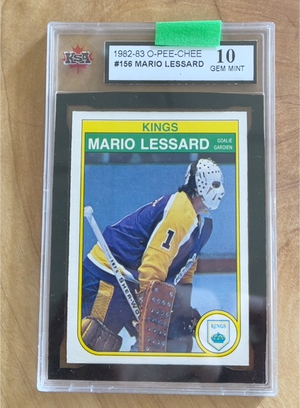 1982-83 O-Pee-Chee #156 Mario Lessard — front