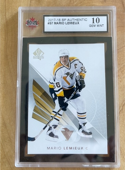 2017-18 SP Authentic #97 Mario Lemieux — front