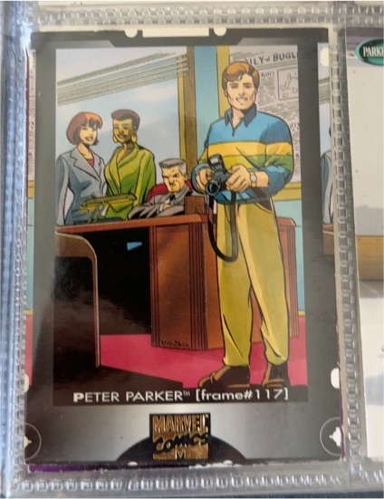 1994 Marvel Comics Cookie Crisp #117 Peter Parker — front