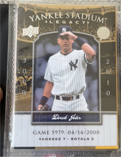 2008 Upper Deck Yankee Stadium Legacy #5979 Derek Jeter — front