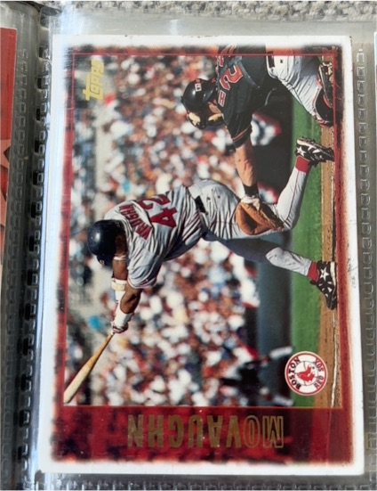 1997 Topps #450 Mo Vaughn Boston Red Sox — front