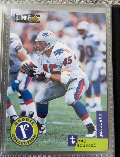 1996 Upper Deck Collector's Choice Update #U43 Tedy Bruschi — front