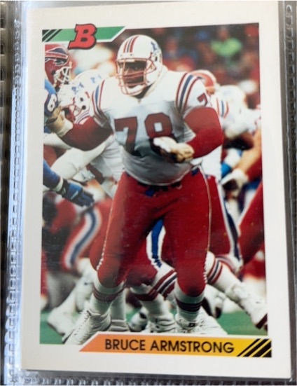 1992 Bowman #333 Bruce Armstrong — front