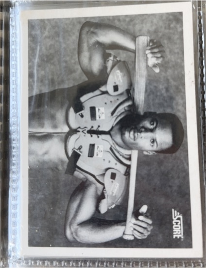 1990 Score #697 Bo Jackson — front