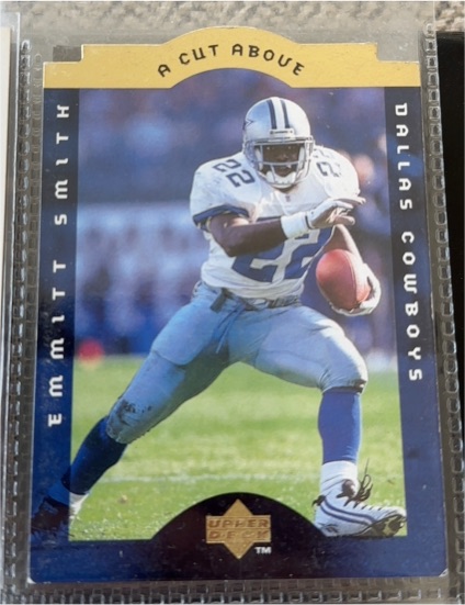 1996 Upper Deck A Cut Above #4 Emmitt Smith — front