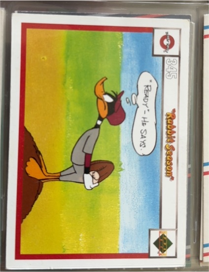 1990 Upper Deck Comic Ball #345 Daffy Duck — front