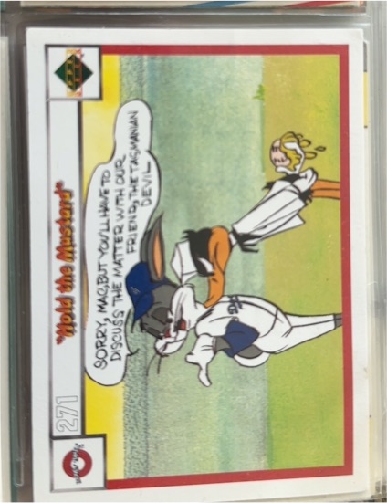1990 Upper Deck Looney Tunes Comic Ball #271 Hold the Mustard — front