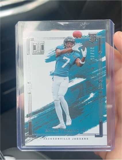 2024 Panini Impeccable #22 Brian Thomas Jr. — front