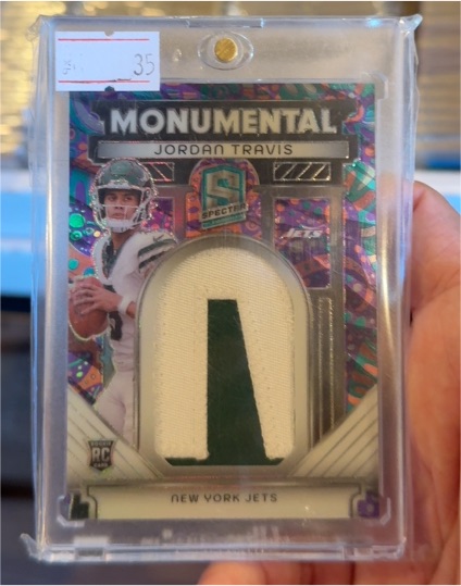 2024 Panini Spectra Monumental Jordan Travis — front