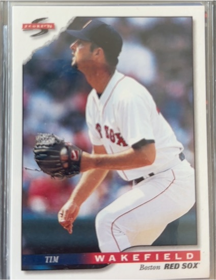 1996 Score #25 Tim Wakefield — front