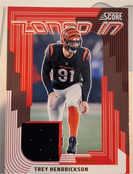 2025 Score #ZON-THN Trey Hendrickson — front