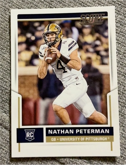 2017 Panini Score Football #351 Nathan Peterman — front