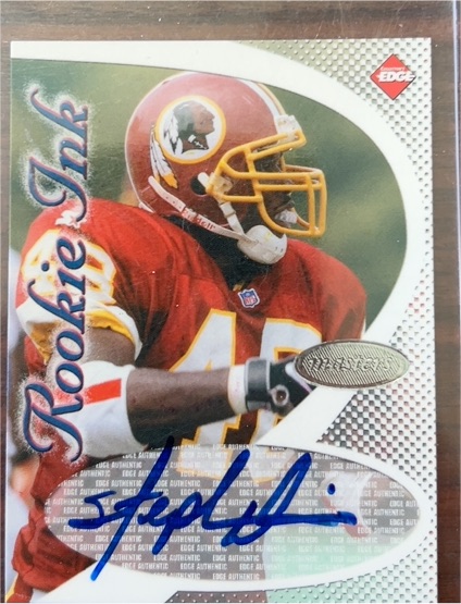 1998 Collector's Edge First Place Rookie Ink #10 Stephen Davis — front
