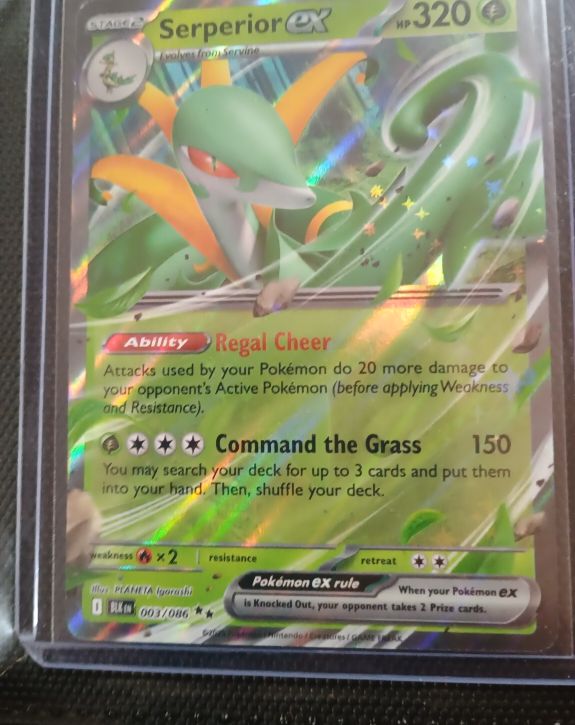 Serperior ex 003/086 Black Bolt — front