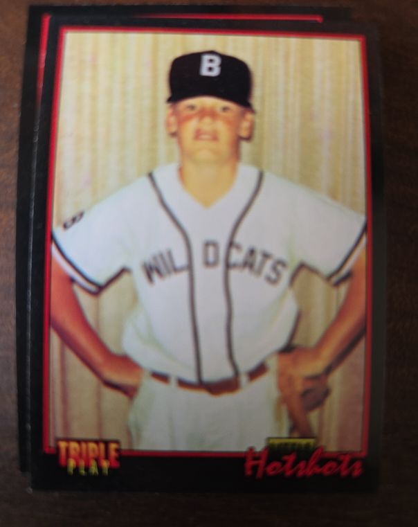 1993 Leaf Triple Play Little Hotshots #143 Wade Boggs — front